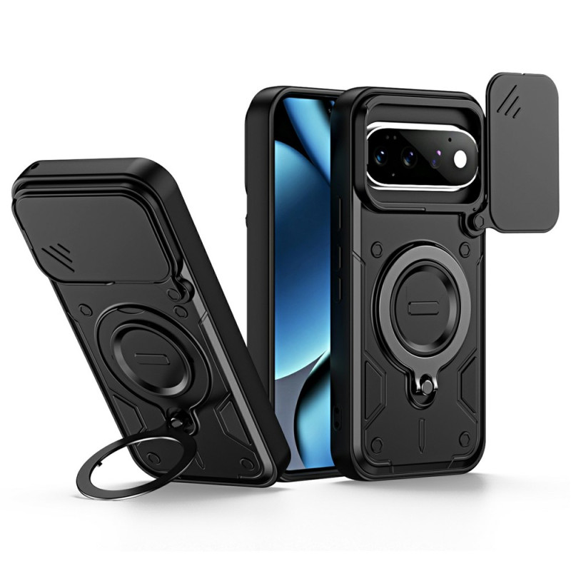 Coque Google Pixel 11 Pro / 11 Cache Caméra coulissant et Support