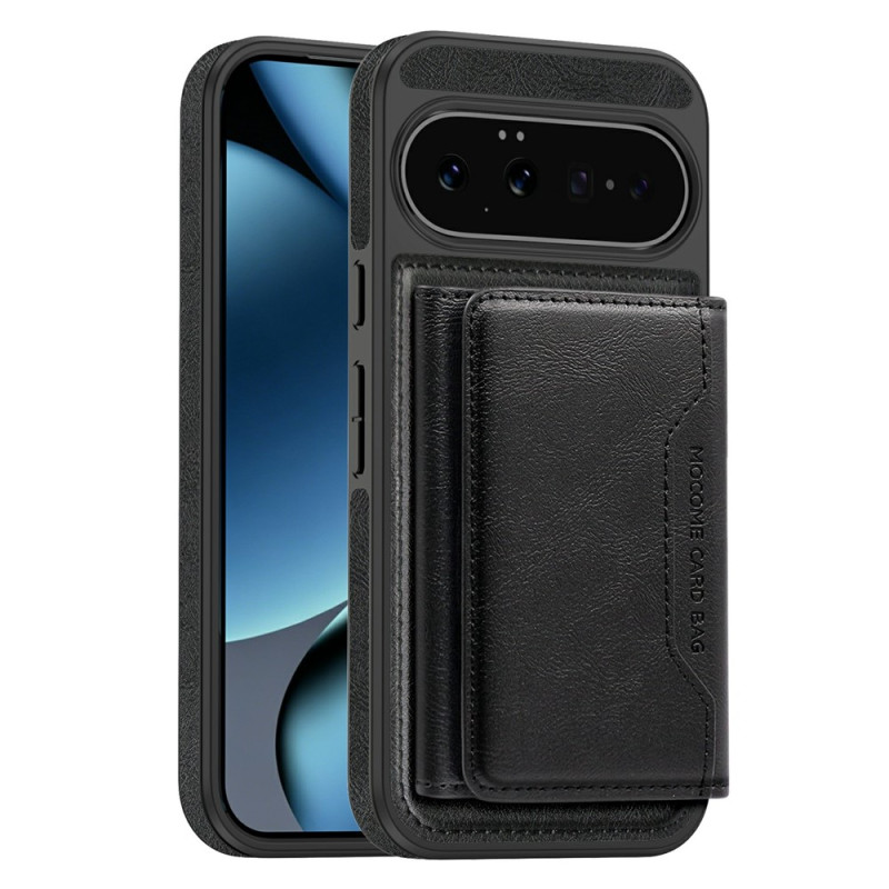 Capa para Google Pixel 11 com acabamento em pele e porta-cartões magnético