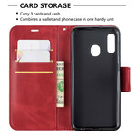 Aba oblíqua lisa da capa Samsung Galaxy A20e Aba oblíqua lisa da capa Samsung Galaxy A20e