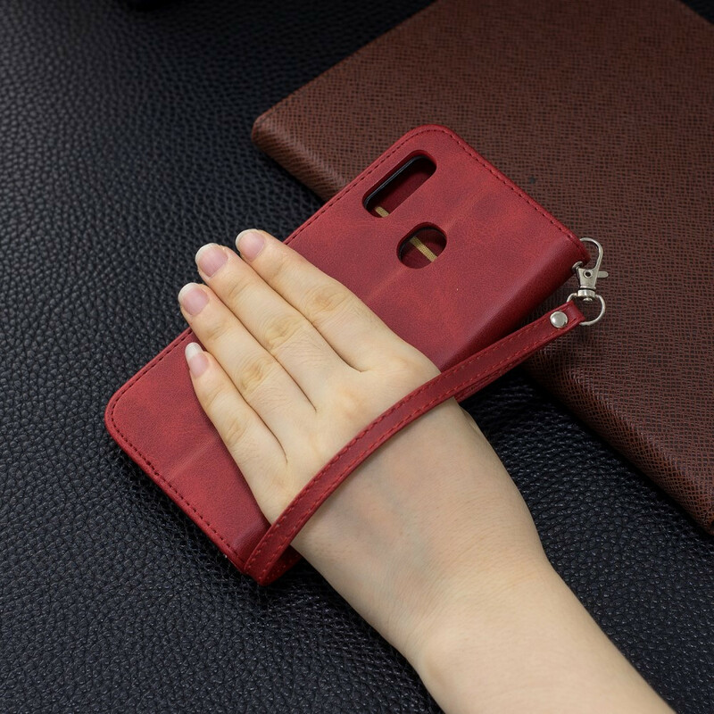 Aba oblíqua lisa da capa Samsung Galaxy A20e Aba oblíqua lisa da capa Samsung Galaxy A20e