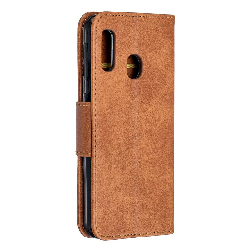 Aba oblíqua lisa da capa Samsung Galaxy A20e Aba oblíqua lisa da capa Samsung Galaxy A20e