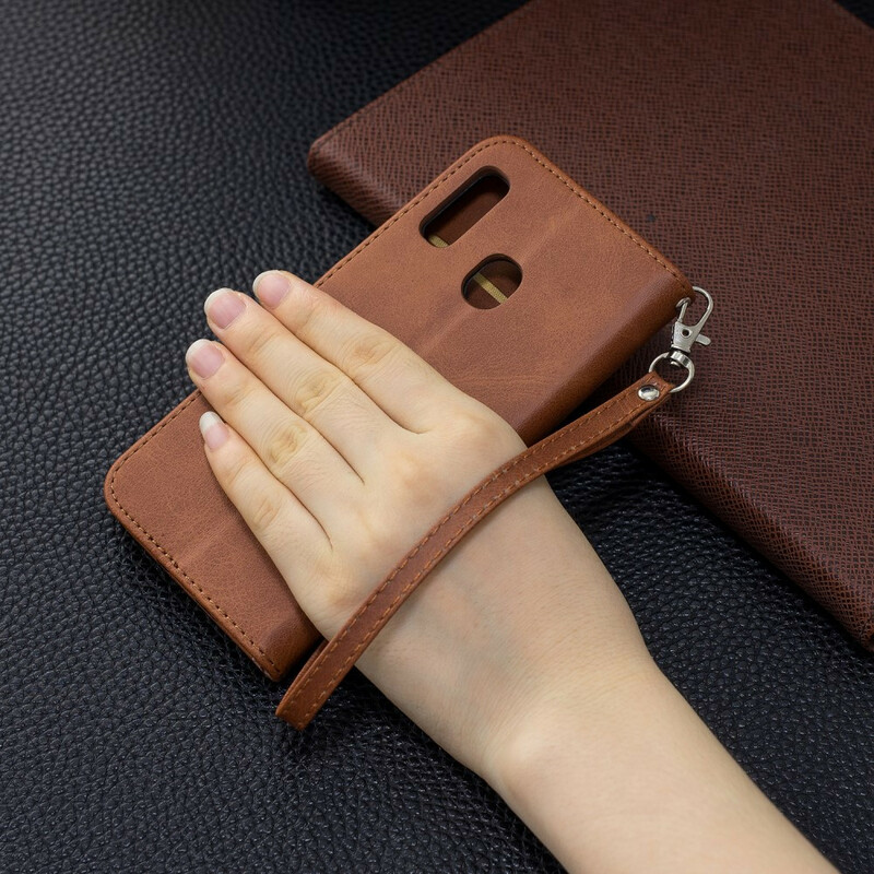Aba oblíqua lisa da capa Samsung Galaxy A20e Aba oblíqua lisa da capa Samsung Galaxy A20e