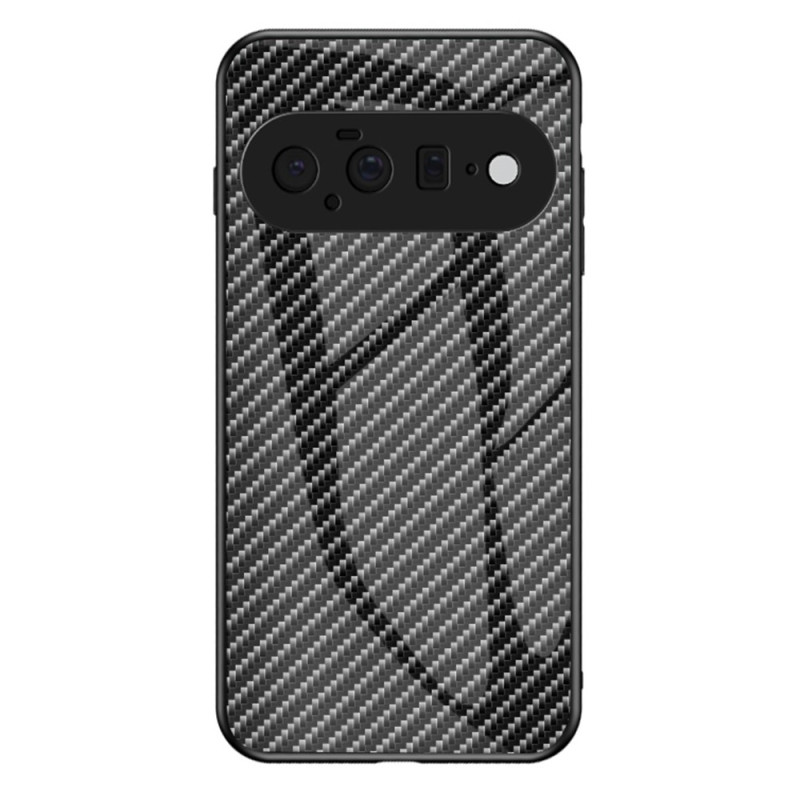 Capa para Google Pixel 11 em vidro temperado e fibra de carbono