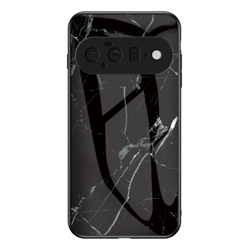 Capa para Google Pixel 11 em vidro temperado com padrão de mármore