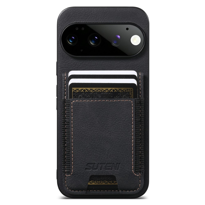 Capa para Google Pixel 11 com porta-cartões em imitação de couro da SUTENI