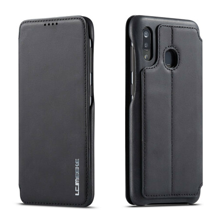 Capa Samsung Galaxy A20e LC.IMEEKE Efeito Couro