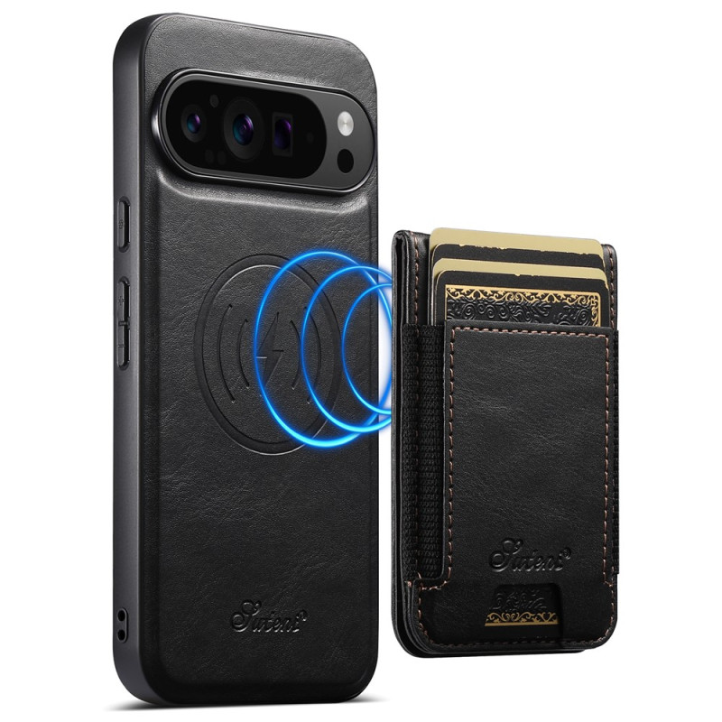 Capa magnética para o Google Pixel 11 Pro com porta-cartões removível da SUTENI