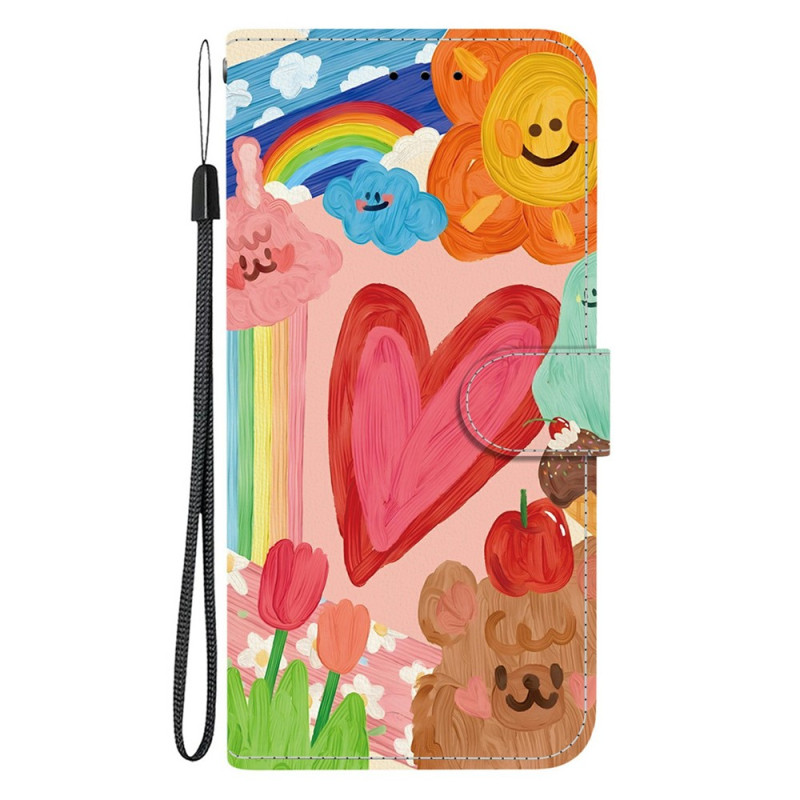 Housse Google Pixel 11 Pro XL Cœurs Arc-en-Ciel