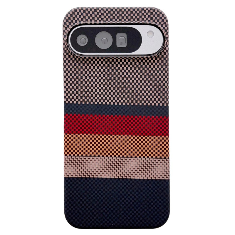 Capa magnética para Google Pixel 11 Pro XL com efeito de fibra de aramida