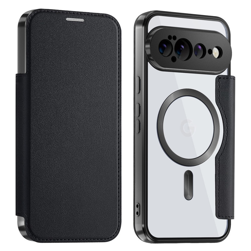 Capa Flip Magnética para Google Pixel 11 Pro XL em imitação de couro