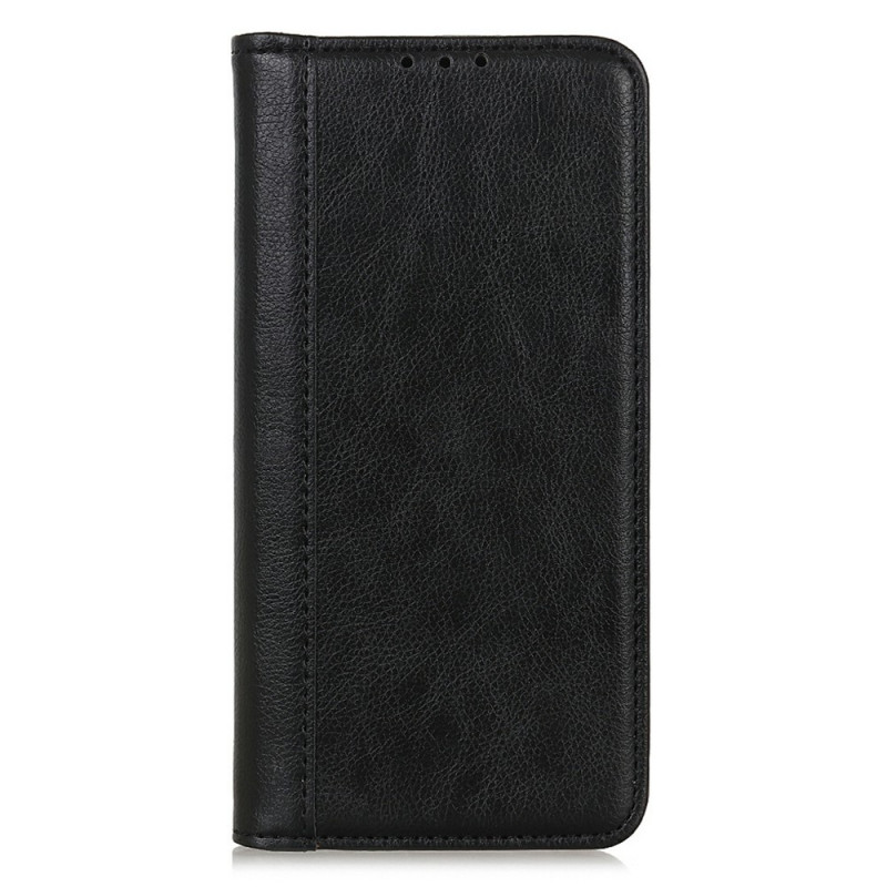 Capa Flip para iPhone 18 Pro / 17 Pro em couro de corte