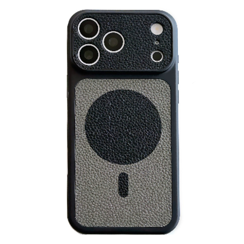 Capa magnética bicolor com efeito de pele de lagarto para iPhone 18 Pro / 17 Pro iPhone 18 Pro / 17 Pro