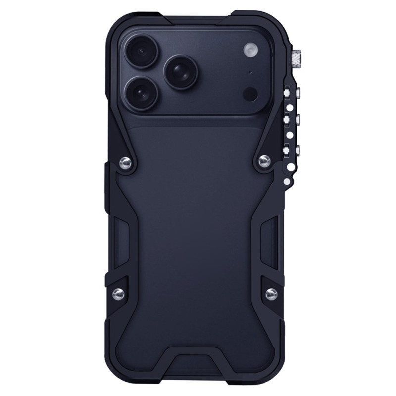 Capa protetora para iPhone 18 Pro Max / 17 Pro Max, estilo mecânico, com alça de pulso