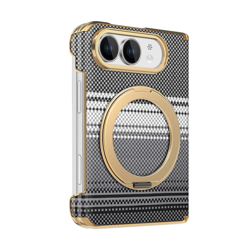 Capa magnética Duo para iPhone com anel giratório e proteção com dobradiça