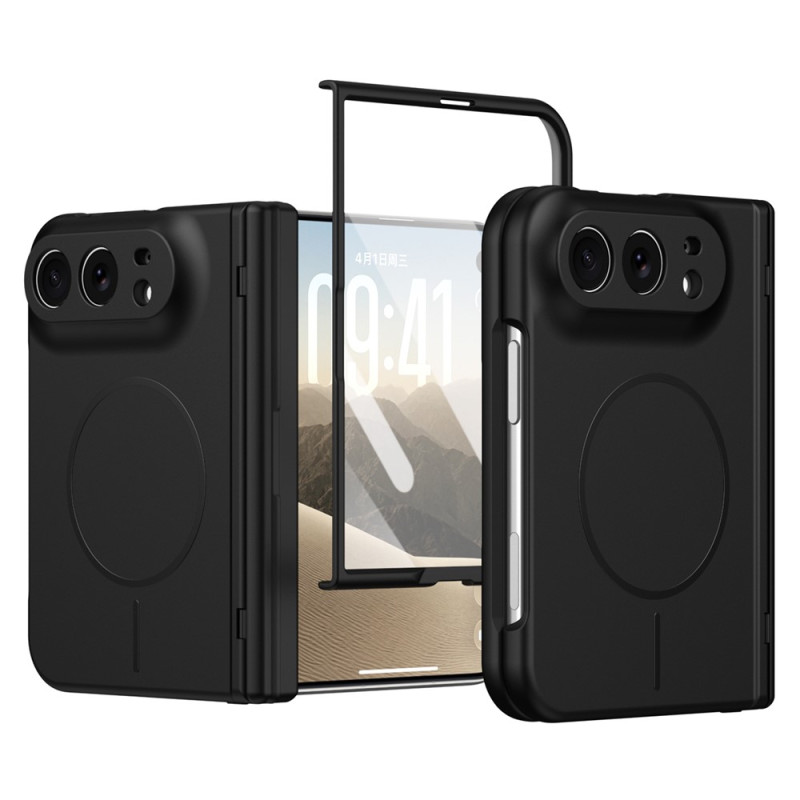 Capa magnética Duo para iPhone N52 com vidro temperado 9H e proteção com dobradiça