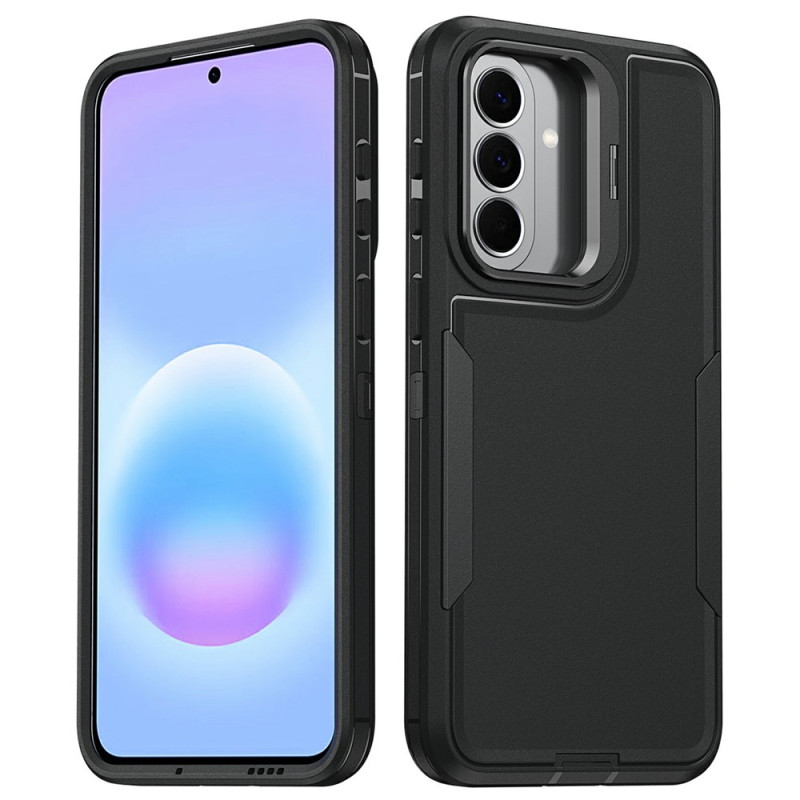 Capa resistente a choques híbrida para Samsung Galaxy A18 4G / A17 4G / 5G com suporte para câmara