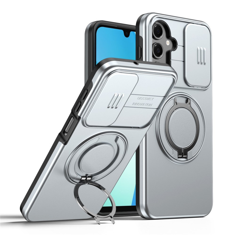 Capa magnética para Samsung Galaxy A18 4G / A17 4G / 5G com proteção para a câmara e anel giratório