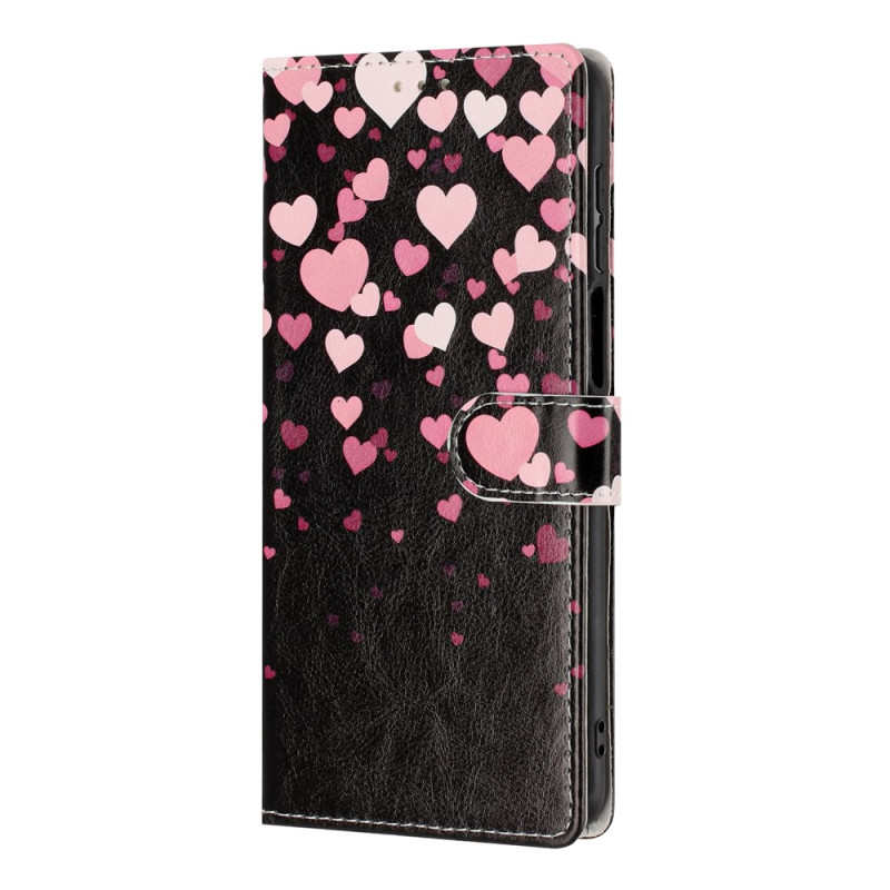 Capa para Samsung Galaxy A18 4G / A17 4G / 5G com corações