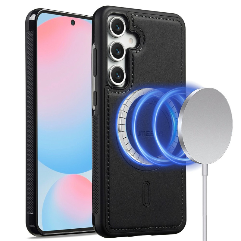 Capa magnética em pele EFfet para Samsung Galaxy A18 4G / A17 4G / 5G da LC.IMEEKE