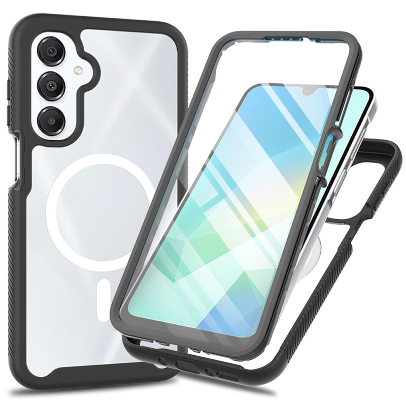 Capa magnética transparente para Samsung Galaxy A18 4G / A17 4G / 5G com película de proteção para o ecrã em PET