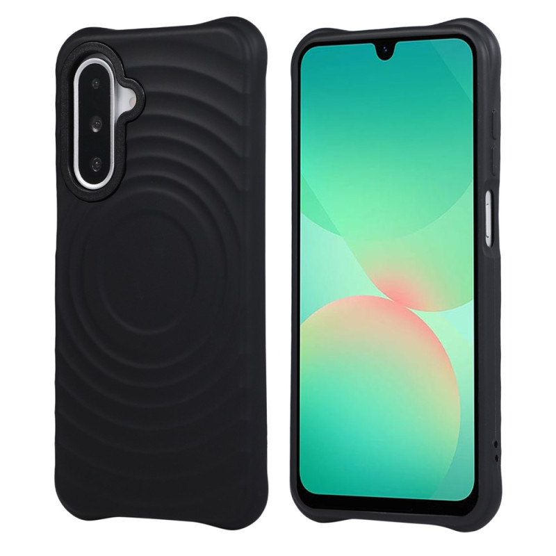 Capa magnética antiderrapante com padrão ondulado para Samsung Galaxy A18 4G / A17 4G / 5G