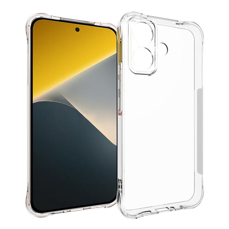 Capa reforçada transparente para o Poco X8 5G