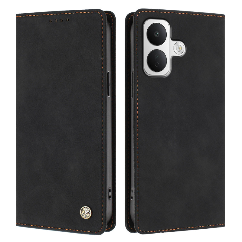 Capa Flip para Poco X8 5G com efeito de camurça