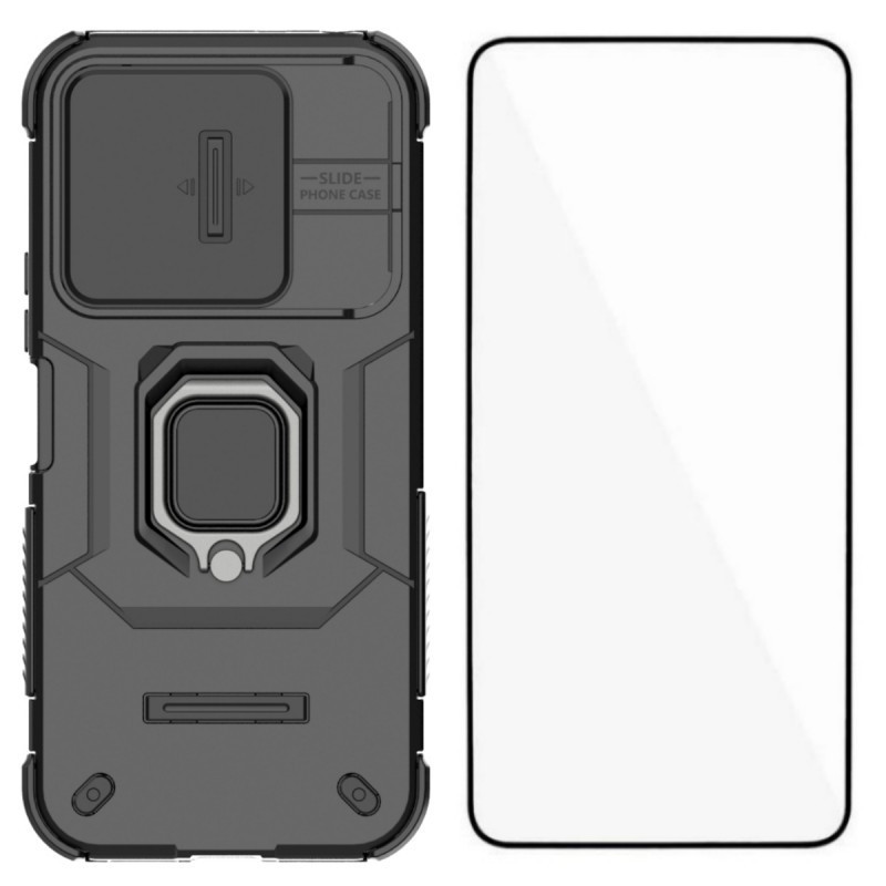 Capa resistente Xiaomi Redmi 17 5G / 4G Ring com protetor de ecrã