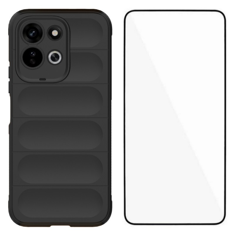Capa antiderrapante para Xiaomi Redmi 17 5G / 4G com protetor de ecrã