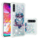 Samsung Galaxy A70 Capa Miss Owl Glitter Samsung Galaxy A70 Capa Miss Owl Glitter