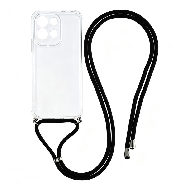 Capa com cordão transparente para o Xiaomi Redmi 17 5G / 4G