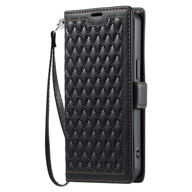 Capa acolchoada estilo vintage para o Xiaomi Redmi Note 17 4G / 5G