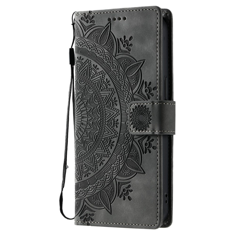 Capa para Xiaomi Redmi Note 17 4G / 5G com efeito de camurça e padrão Mandala