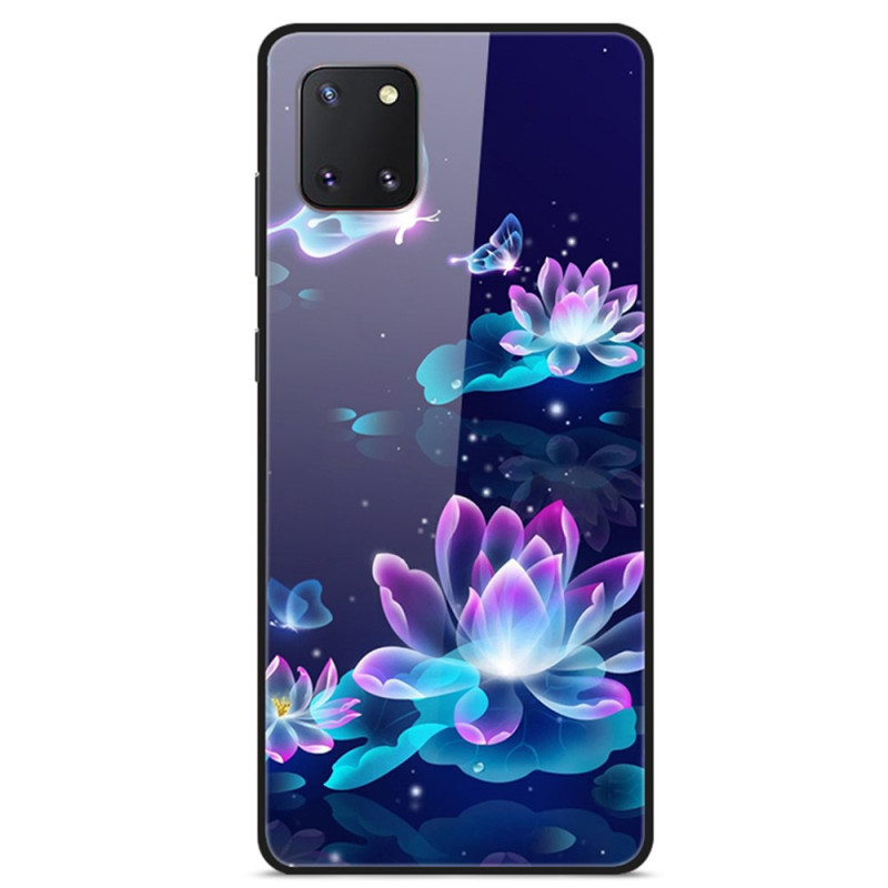 Capa para Samsung Galaxy Note 10 Lite em vidro temperado Lotus
