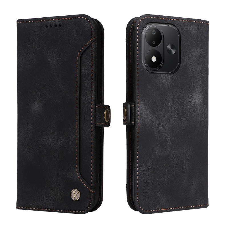Capa tipo carteira para Xiaomi Redmi Note 17 5G / 4G com porta-cartões exterior
