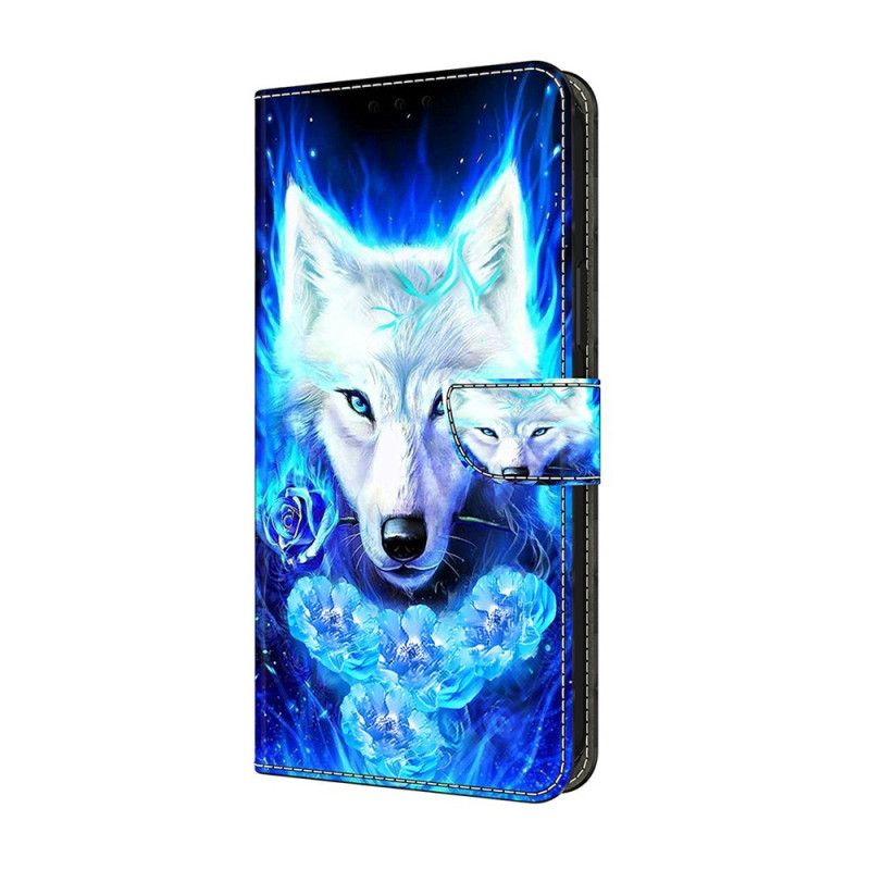 Capa para Xiaomi Redmi Note 17 5G / 4G Lobo Branco