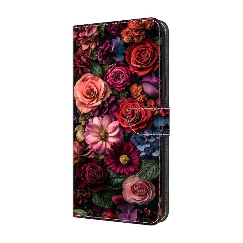 Capa para Xiaomi Redmi Note 17 5G / 4G com padrão floral «Découverte»