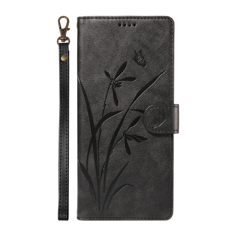 Capa para Xiaomi Redmi Note 17 5G / 4G com orquídeas e borboletas
