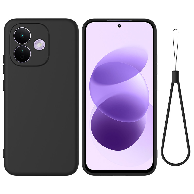 Capa de silicone com alça para o Xiaomi Redmi Note 17 Pro 5G