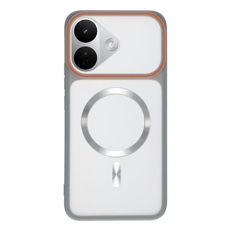 Capa magnética transparente fosca para o Xiaomi Redmi Note 17 Pro 5G