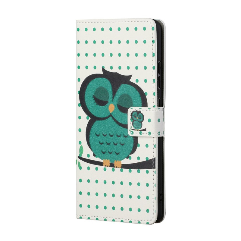 Capa para Xiaomi Redmi Note 17 Pro Max 5G com coruja adormecida