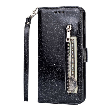 Samsung Galaxy A70 Glitter Purse com alça