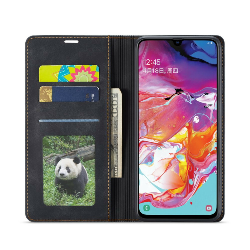 Capa Flip Cover Samsung Galaxy A70 Efeito Couro FORWENW