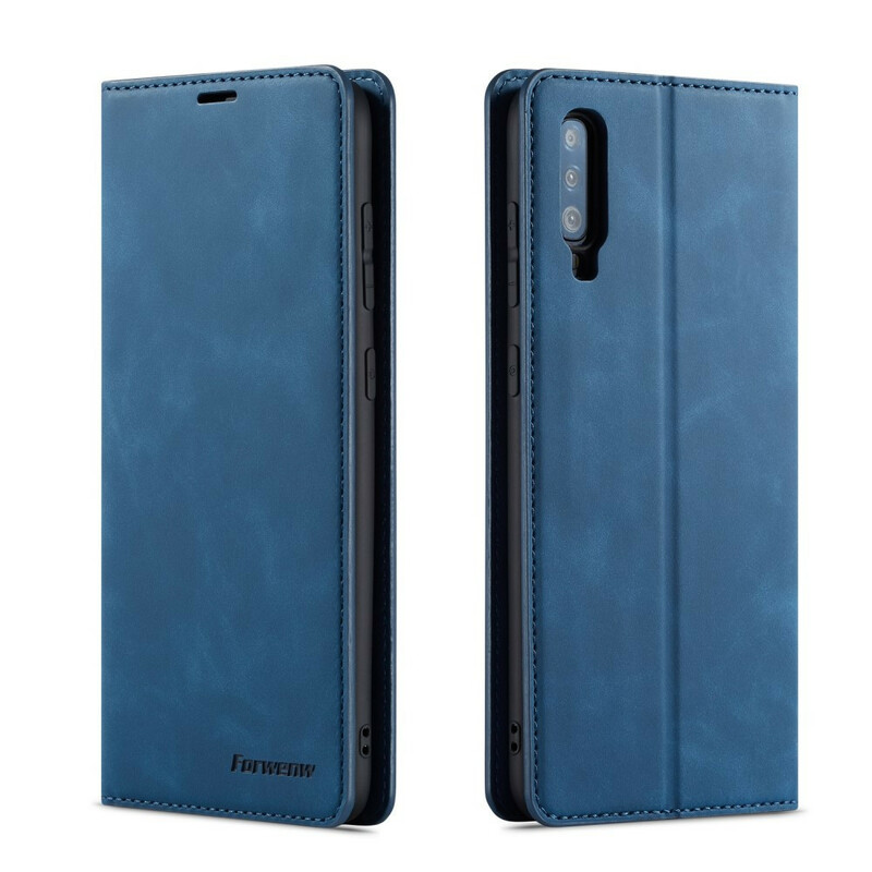 Capa Flip Cover Samsung Galaxy A70 Efeito Couro FORWENW
