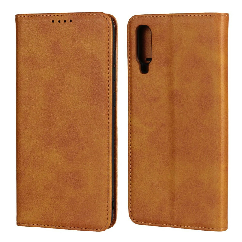Capa Flip Cover Samsung Galaxy A70 Sobriedade no Estilo de Couro