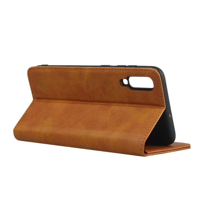 Capa Flip Cover Samsung Galaxy A70 Sobriedade no Estilo de Couro