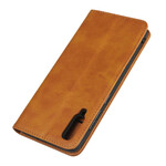 Capa Flip Cover Samsung Galaxy A70 Sobriedade no Estilo de Couro