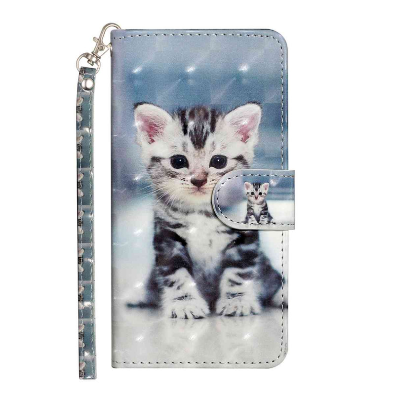 Capa para Samsung Galaxy S26 FE com gatinho e alça