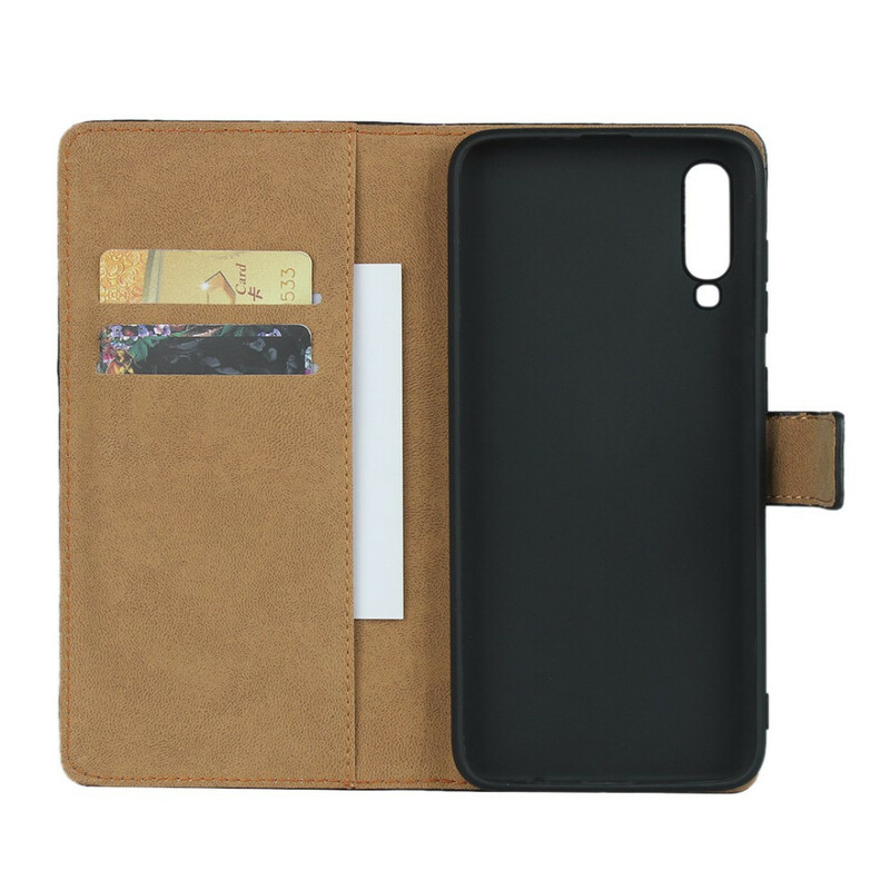 Capa de couro Samsung Galaxy A70