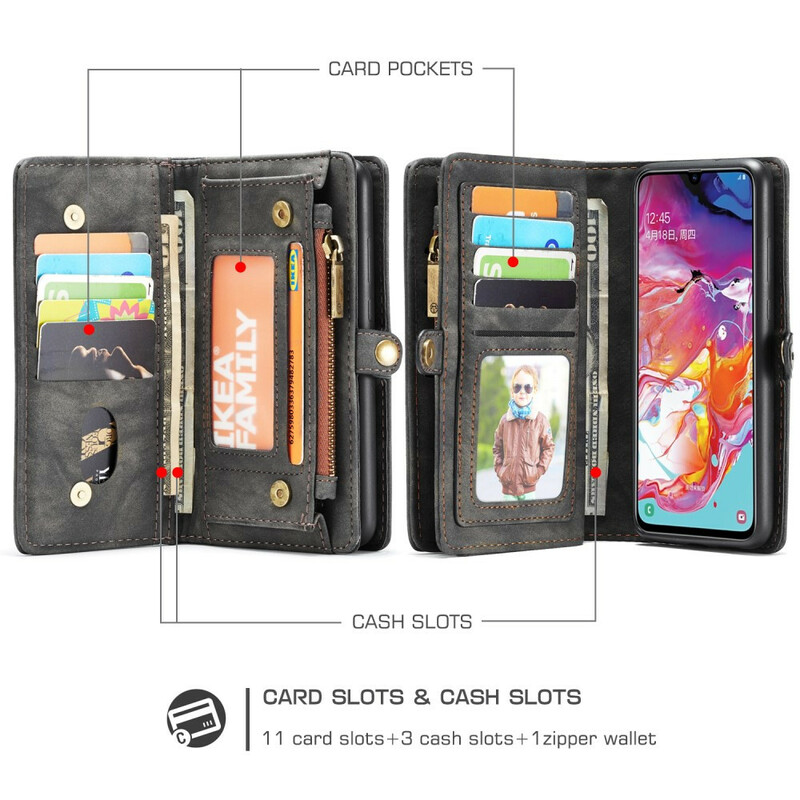 Capa Samsung Galaxy A70 CASEME Capa Destacável Capa Samsung Galaxy A70 CASEME Capa Destacável